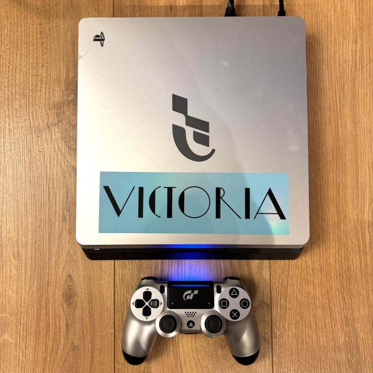 Sony PS4 Slim 1TB Gran Turismo Limited Edition Console With Controller GT