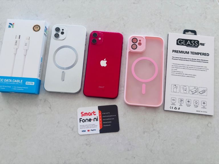 Red iPhone 11. 6 month warranty. Lisburn. Delivery available 