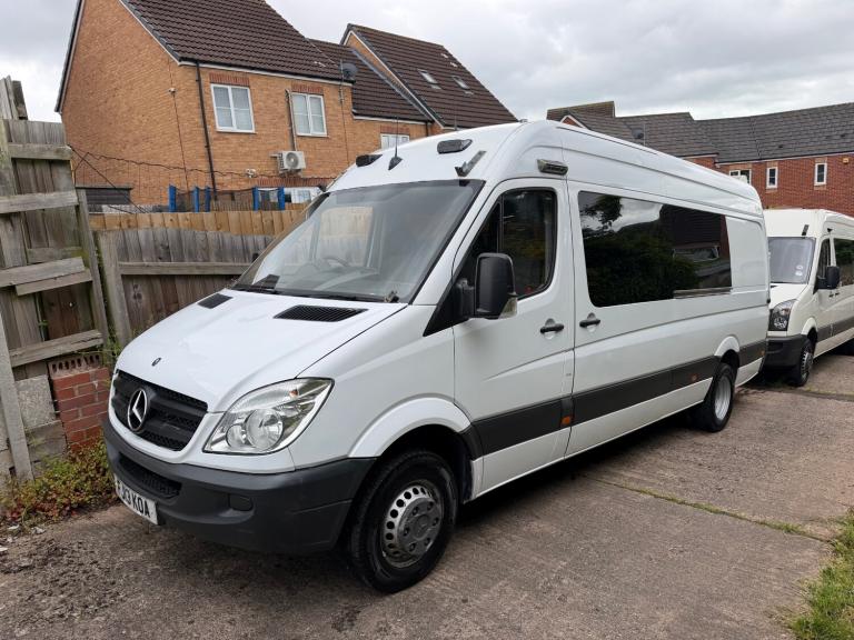 2013 13 MERCEDES SPRINTER 2.1 CDI 163 516 CREW VAN LWB HIGH ROOF WHITE EX POLICE