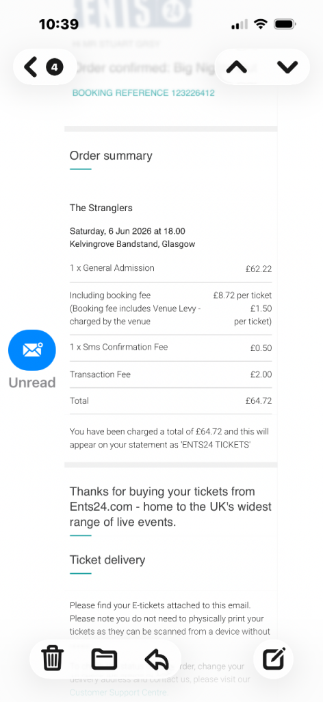 The Stranglers Kelvingrove Park