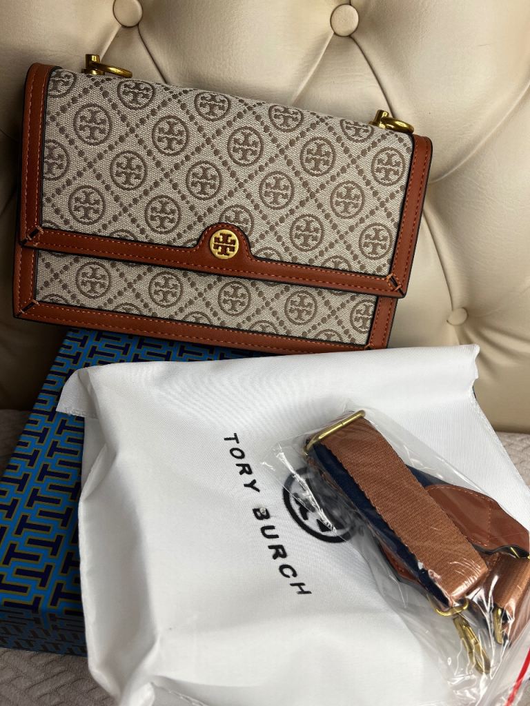 Shoulder Bag - Monogram Pattern, New