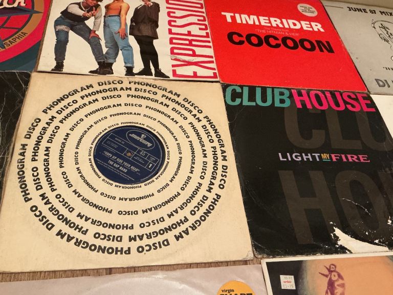 Vinyl album and 12” singles collection 