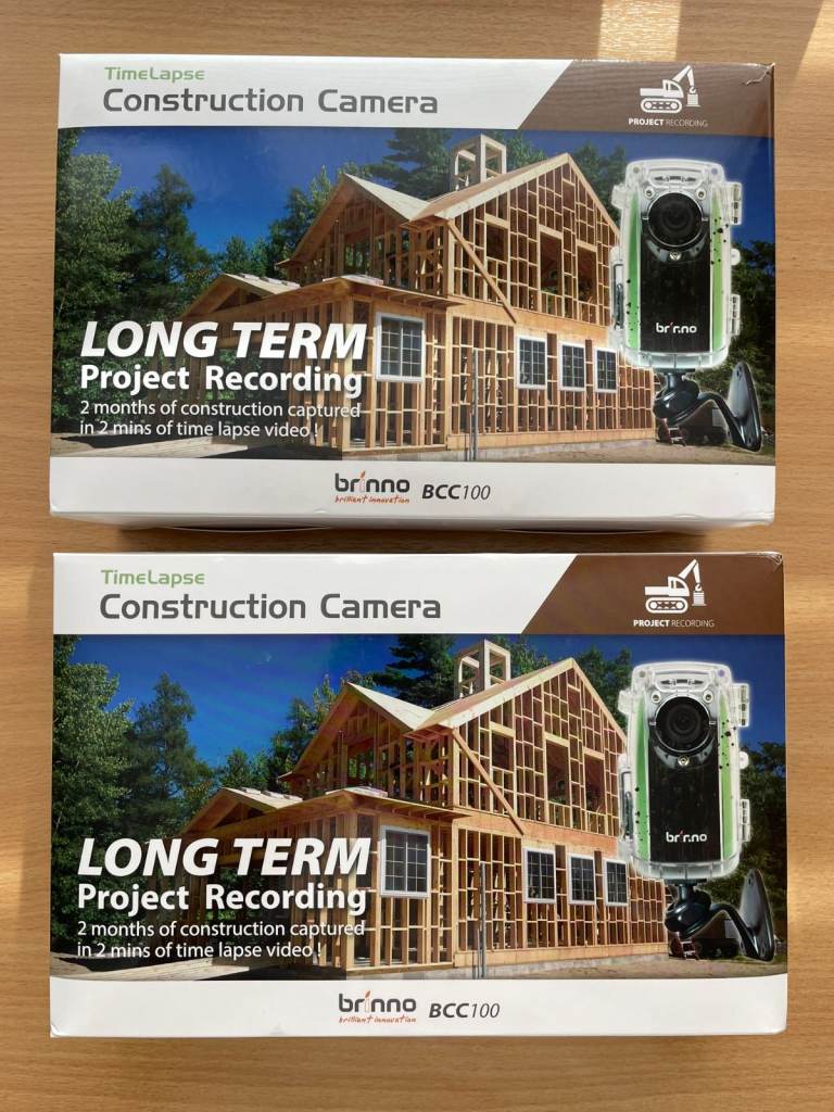 RECORD YOUR BUILDING PROJECT! - 2x BRINNO TIME LAPSE CONSTRUCTION / NATURE CAMERAS