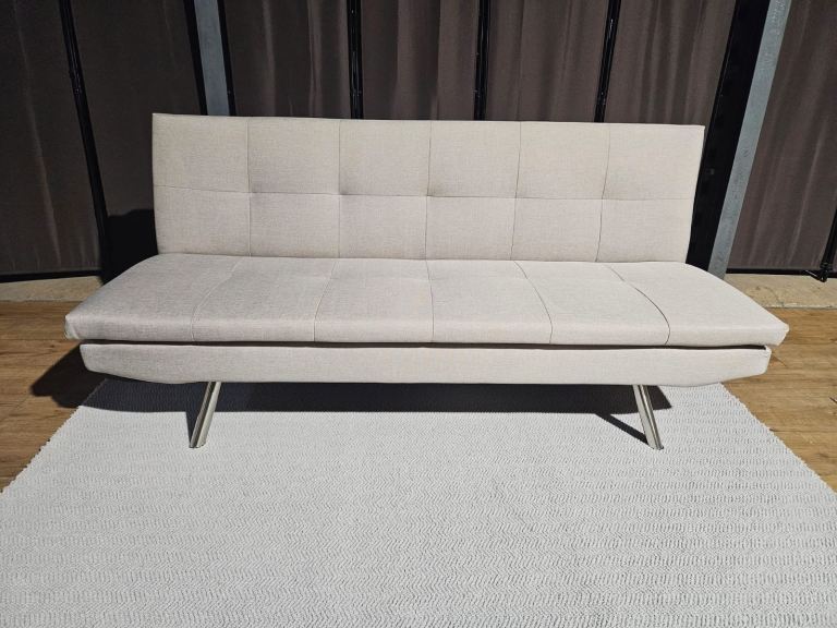 Unused Fabric 3 Seater Sofa Bed