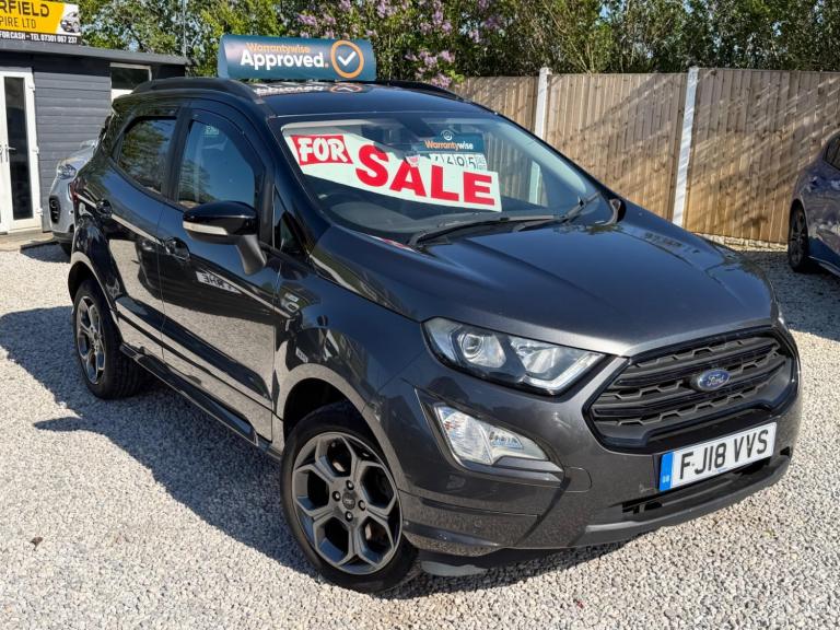 2018 Ford Ecosport 1.0T EcoBoost ST-Line Euro 6 (s/s) 5dr HATCHBACK Petrol Manual