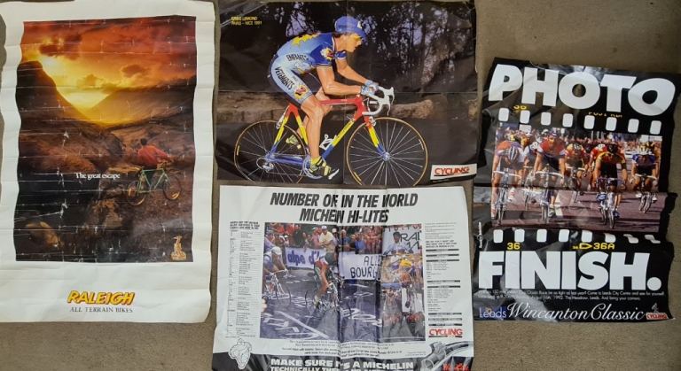 JOB LOT OF 4 CYCLING POSTERS...
