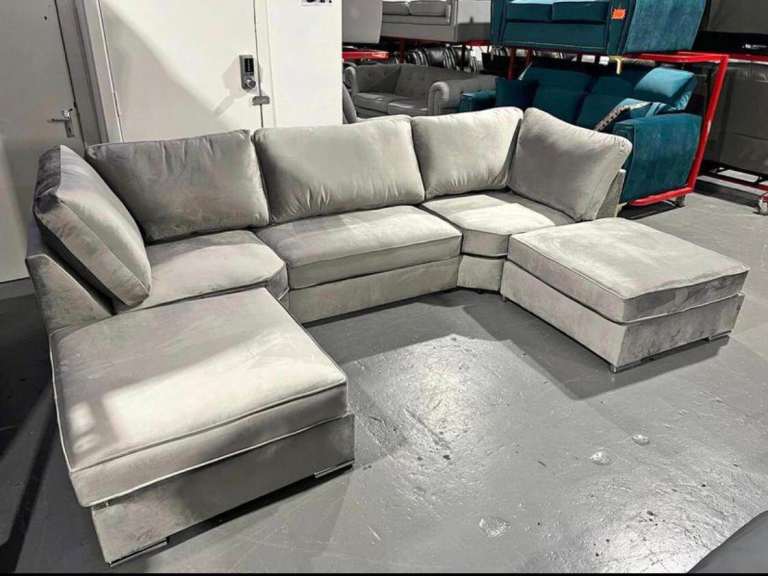 image for U - Shape Sofa   3 2 Seater Sofa L Shape Sofa With Cushion  