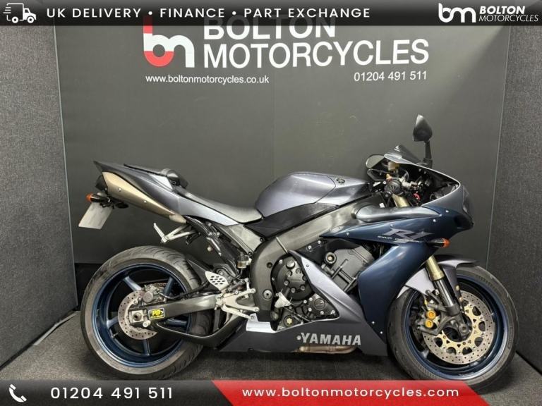 Yamaha R1 Motorcycle Silver