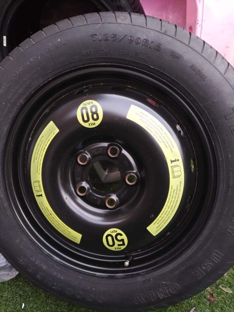 MERCEDES-BENZ A CLASS SPARE WHEEL 125/90R16