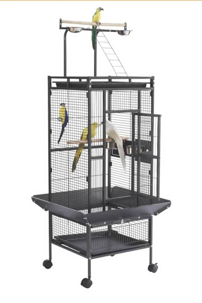 nearly new bird cage - with box