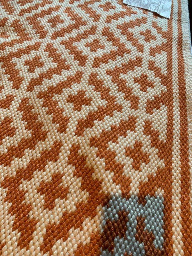 Wayfair Large Orange Floor Mat 160cm x 230cm – Perfect Condition