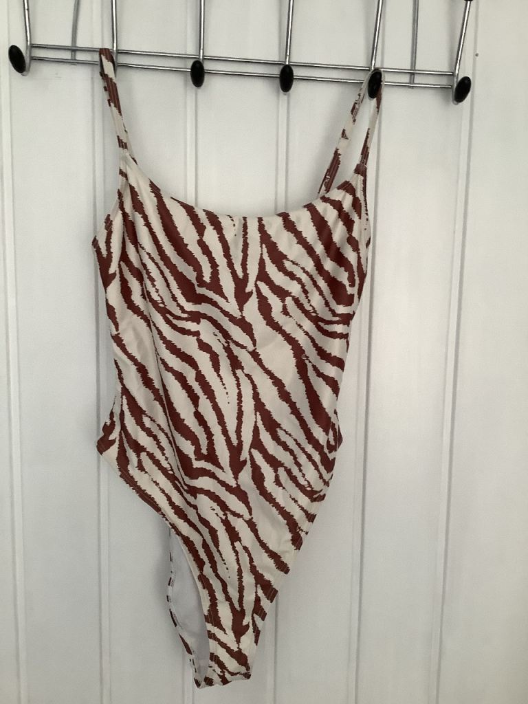 Zebra Print Swimsuit – As Good As New