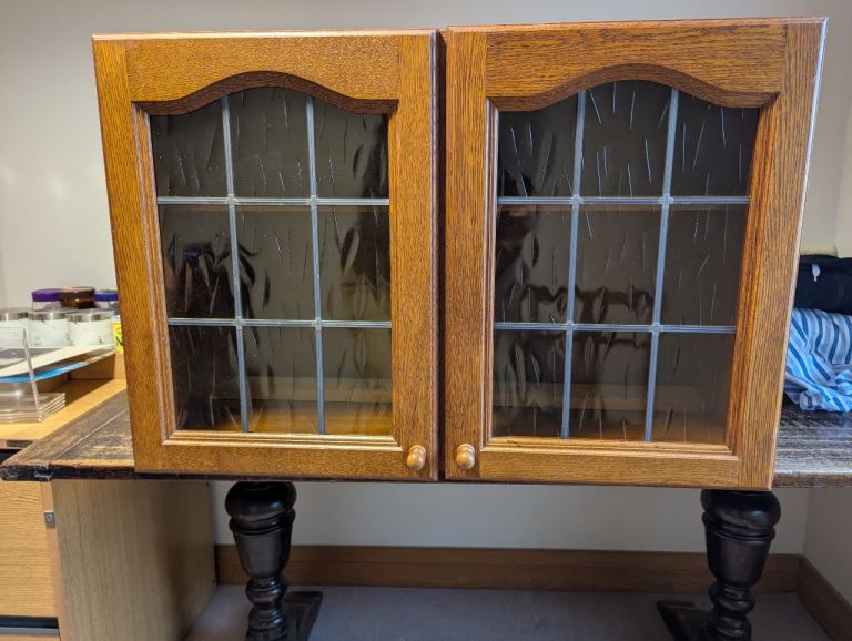 Vintage glass cabinet