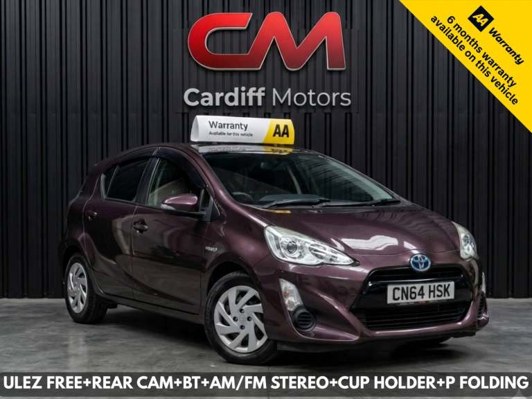 2015 Toyota Aqua 1.5 VVT-h T Spirit CVT HYBRID HATCHBACK Petrol/Electric Hybrid Automatic