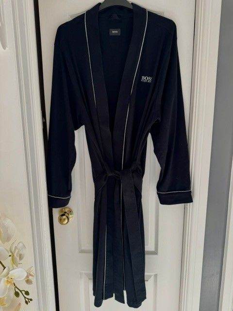 BOSS Men's Dressing Gown - Black, As Good As New