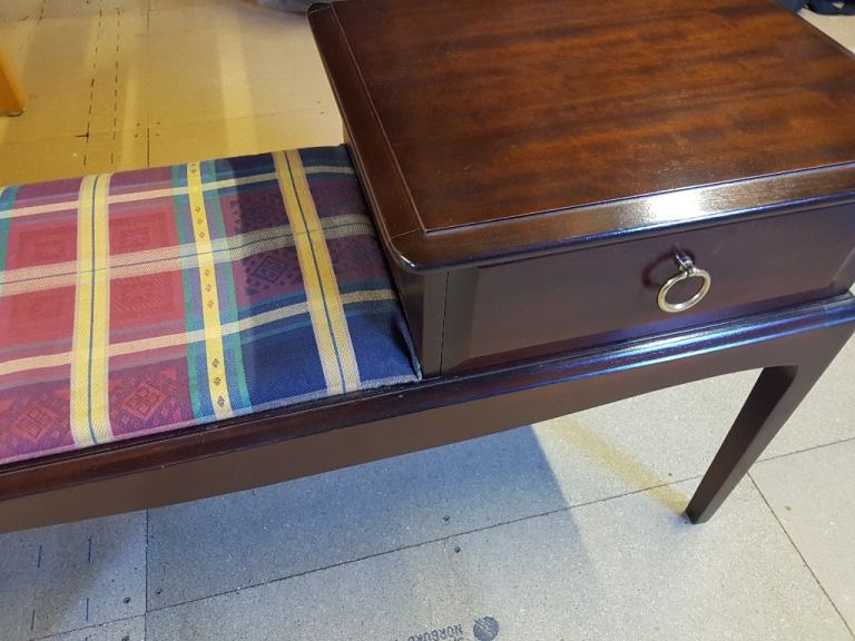 Stag telephone table