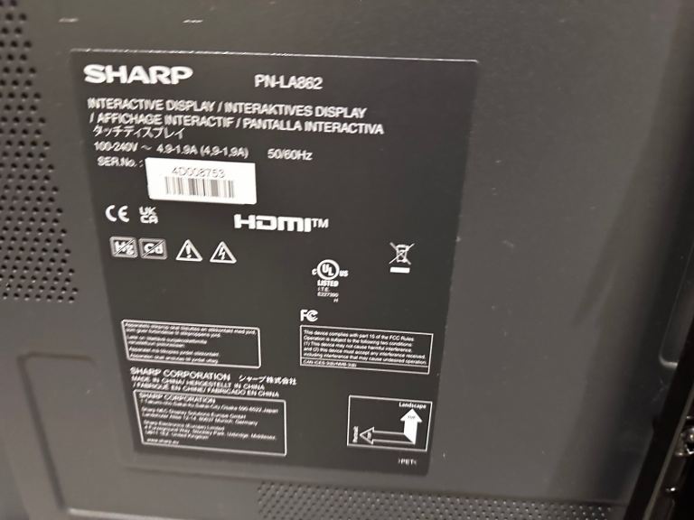 Huge 86 inch Television 