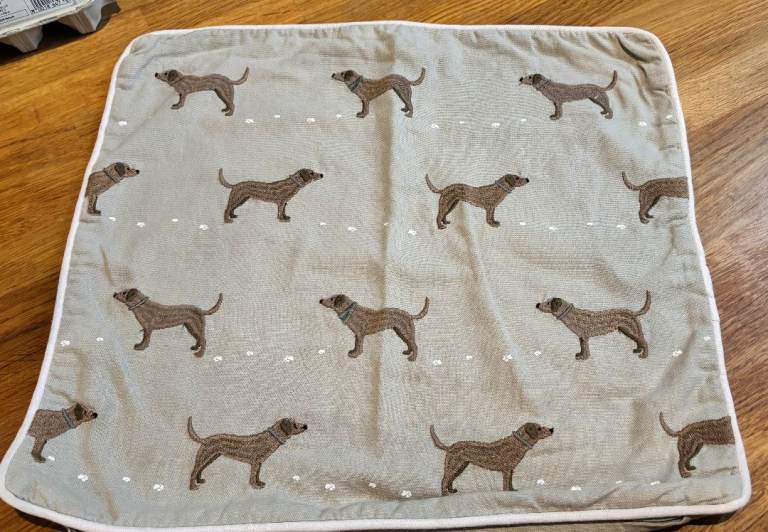 Next Embroidered Dog Cushion Cover