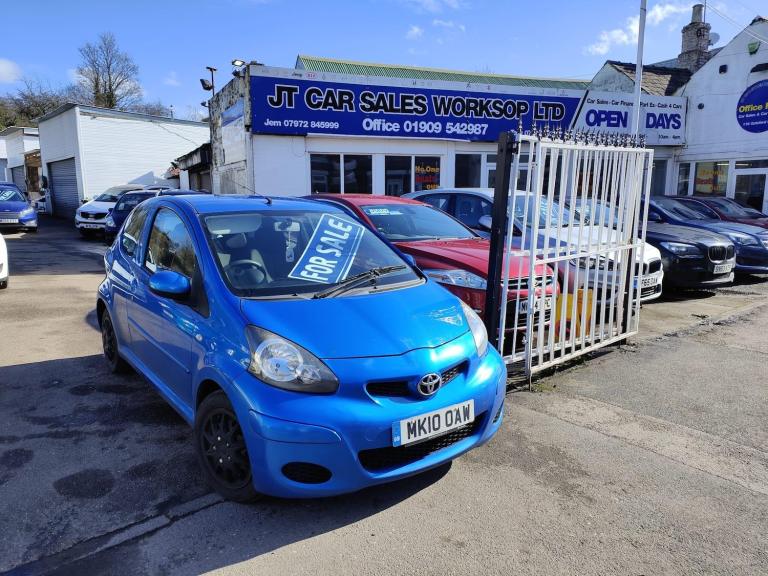 2010 Toyota AYGO 1.0 VVT-i Blue Euro 4 3dr HATCHBACK Petrol Manual