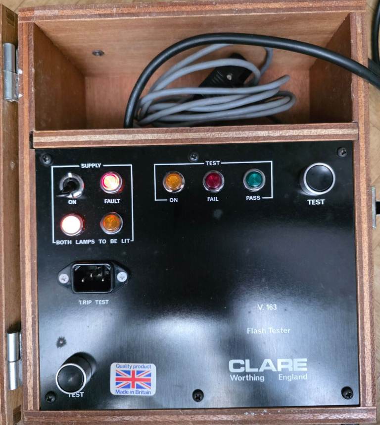 VINTAGE Clare Instruments Electrical Tester. READ DESCRIPTION PLEASE.