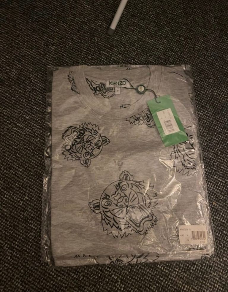 New Kenzo Tiger T-Shirt – White, Grey, Black | in Southall, London ...