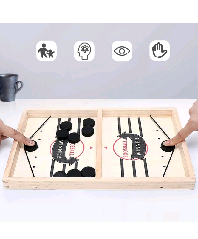 Bnib Yiketree Fast Sling Puck Board Game 