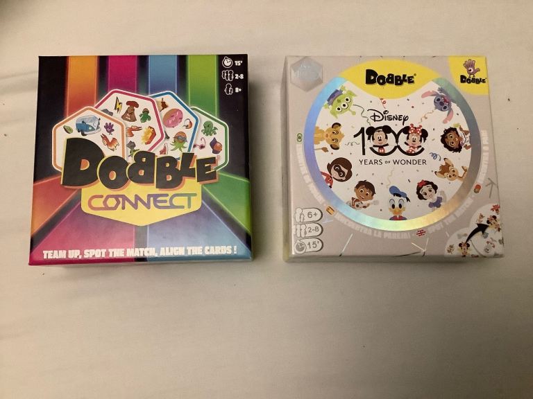 DOBBLE Connect & Disney 100 Years of Wonder Card Games  **NEW**