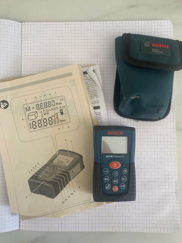 Bosch DLE 40 Professional Lazer Measure
