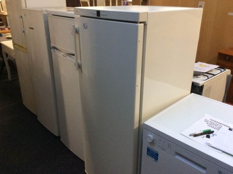 White Freestanding Fridge Freezer -# 65341 £120