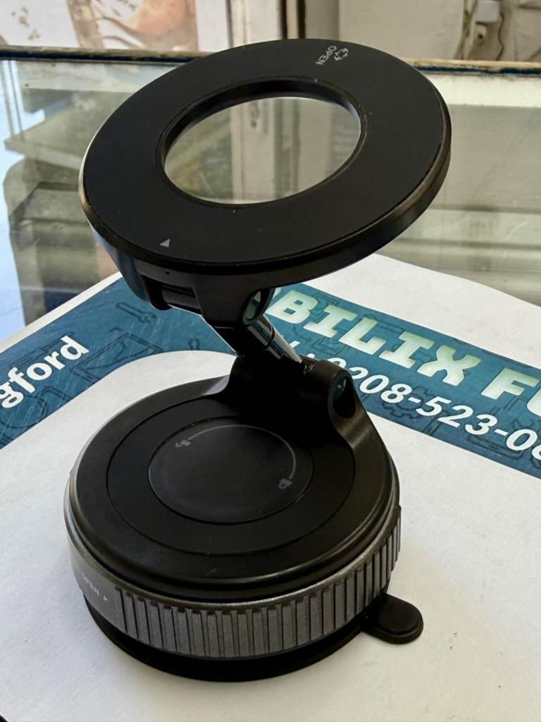 K007 Magnetic Vacuum Suction Car Phone Holder Extendable Rotating Mount