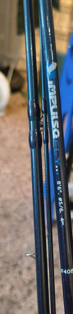 Impulse Fly Length: 8'6" Line Weight: #5/6 Construction: 4-piece rod