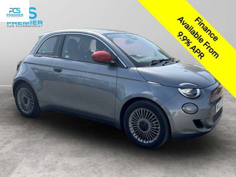 2022 Fiat 500 70kW Red 24kWh 3dr Auto HATCHBACK ELECTRIC Automatic