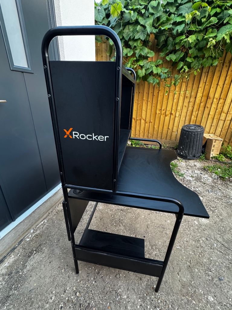 X Rocker gaming desk, ready assembled, collection only.