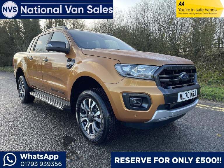 2020 Ford Ranger 3.2 TDCi Wildtrak Auto 4WD Euro 6 (s/s) 4dr PICK UP Diesel Automatic