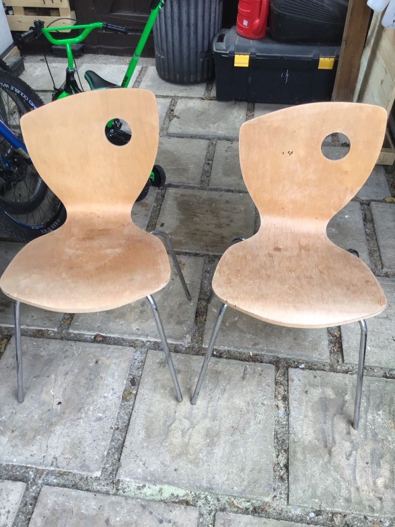 Plywood chairs 