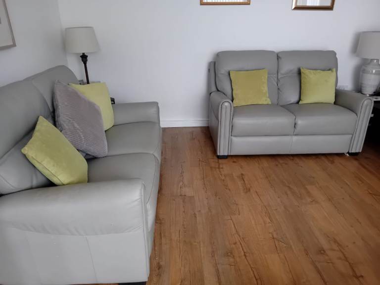 Sofas X 2 Italian Leather