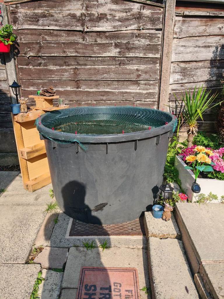 1000ltr Garden Pond Tub with Net