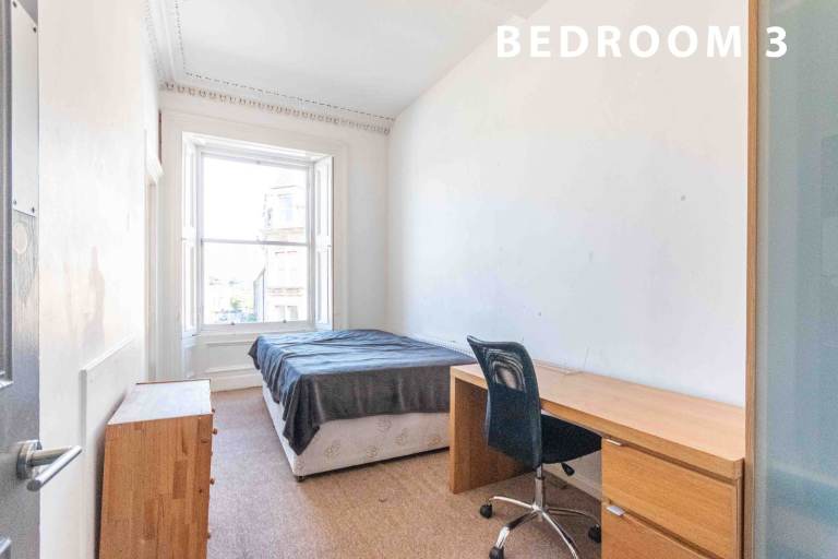 FLAT SHARE: Double room in large, 5-bedroom, HMO flat in the heart of Newington – available soon