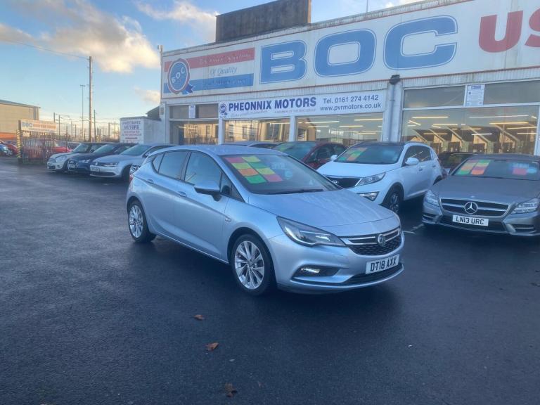 2018 Vauxhall Astra 1.4i Design Euro 6 5dr HATCHBACK Petrol Manual
