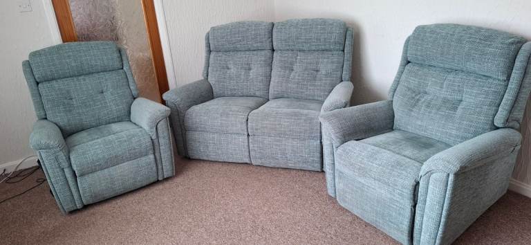 Sherborne Roma sofa and electric recliner chairs