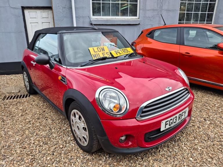 2013 Mini Convertible 1.6 One Convertible 2dr Petrol Manual Euro 6 (98 ps)