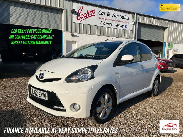 2012 Toyota AYGO 1.0 VVT-i Fire 5dr [AC] HATCHBACK Petrol Manual