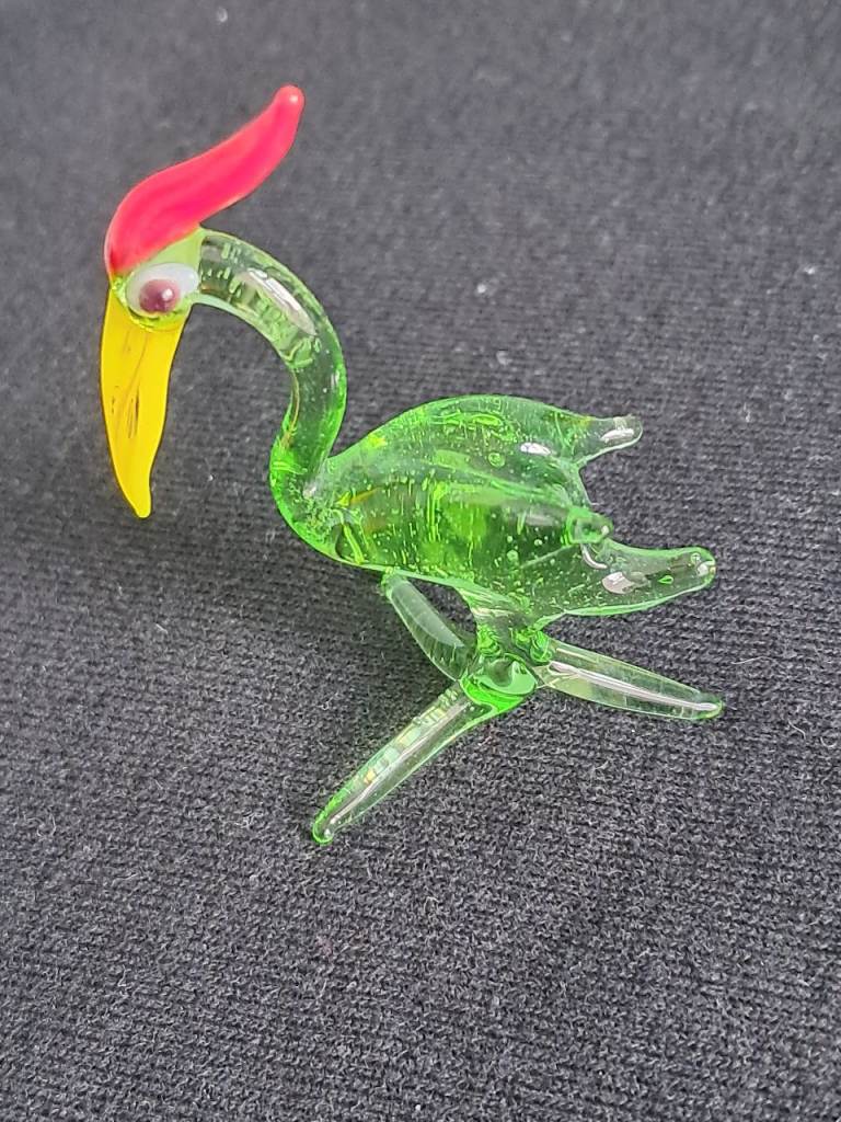 Vintage Murano glass bird