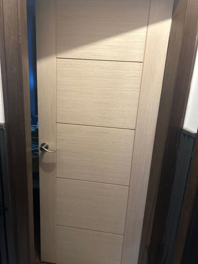 Internal Unfinished Oak Door 78x33”