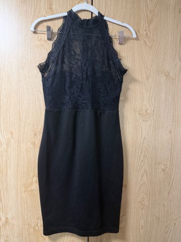 boohoo black lace bodycon dress Halter Mini - Size M (Good Condition) | in Ellon, Aberdeenshire ONLYPICKUP