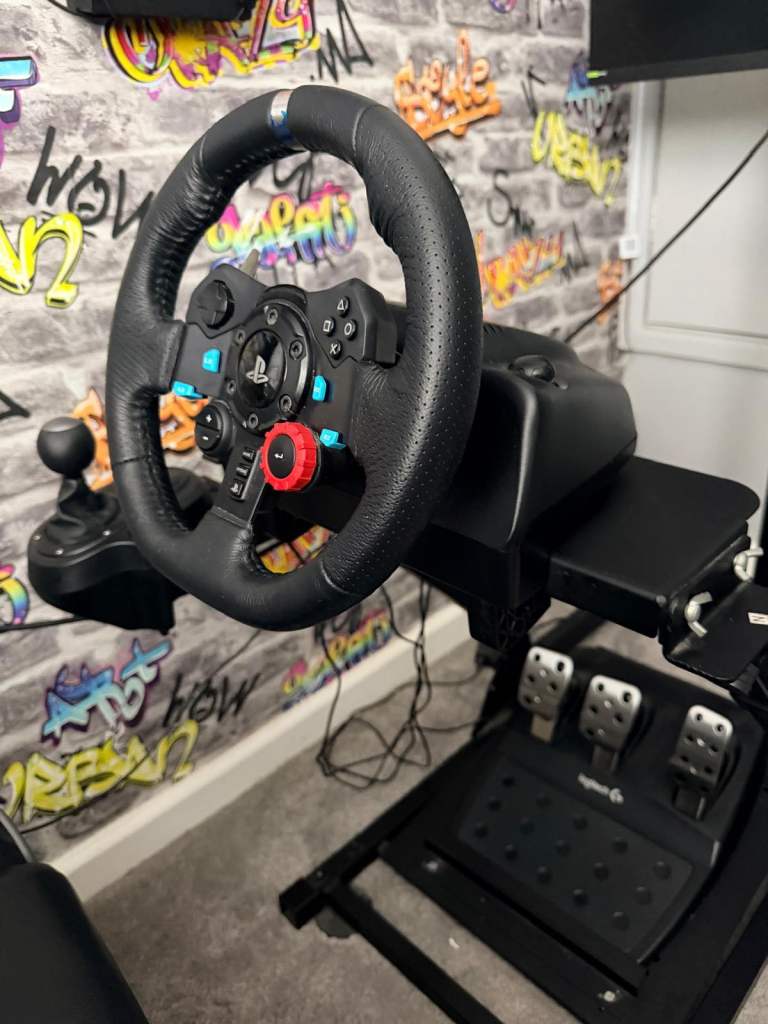 Logitech steering wheel setup 