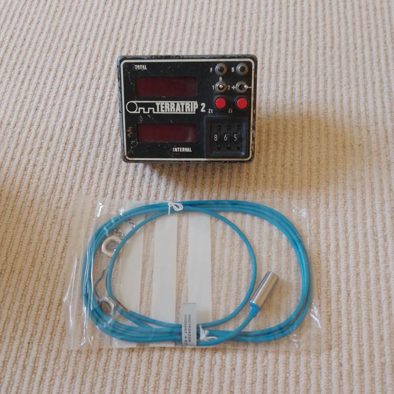 Brantz International 2 S Pro Tripmeter. Wheel probe sensor.Don Barrow- Rally navigation equipment.