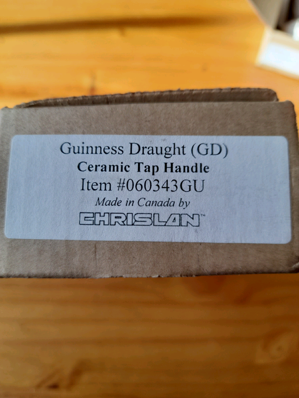 BRAND NEW! GUINNESS CERAMIC HANDLE 