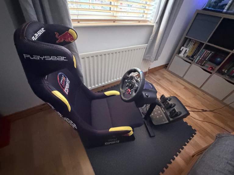 PS4/5 Racing Sim Seat, Wheel and Pedals