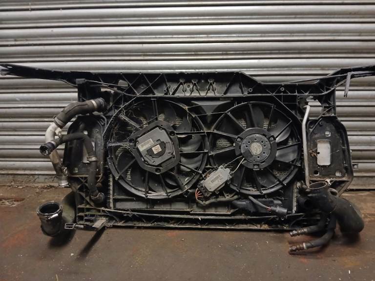Audi A4 B8 2008-2015 Radiator Pack Intercooler Twin Fans Slam Panel Complete